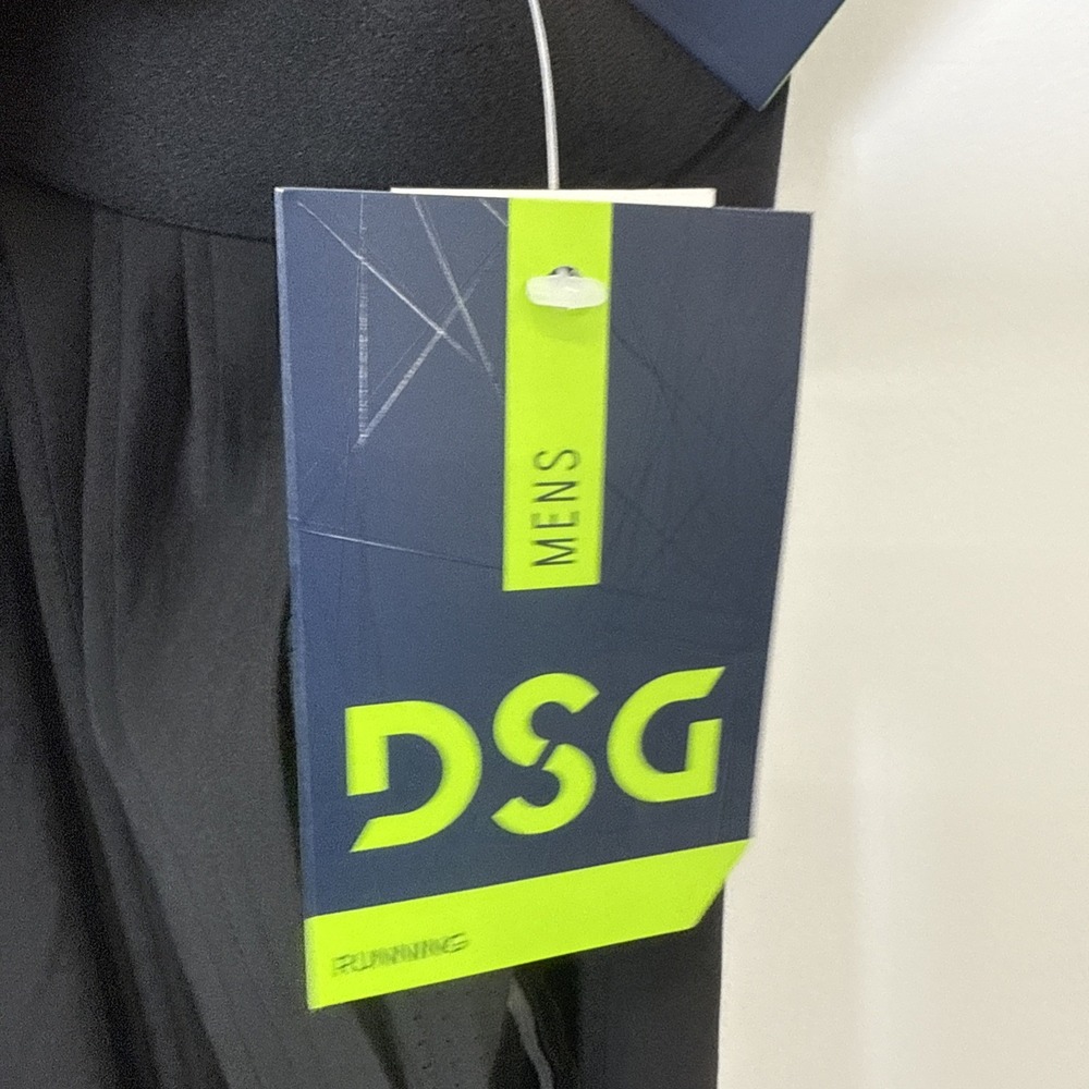 DSG Men's Stride Run Shorts 7" Athletic‎ Fit Black  Built In Brief Size Medium - Picture 6 of 6